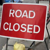 Road Closed sign