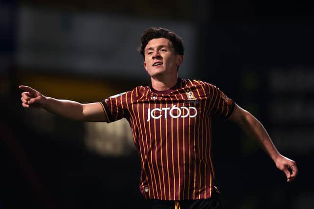 Former Bradford attacker Calum Kavanagh has netted five times for Oldham this term.