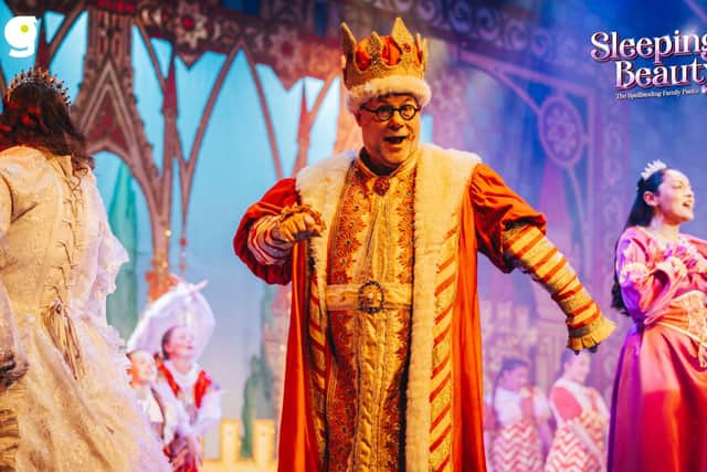 Wolverhampton actor Ian Billings in Sleeping Beauty at Stafford Gatehouse Theatre