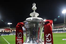 The FA Cup trophy. (Photo by Eddie Keogh/Getty Images)