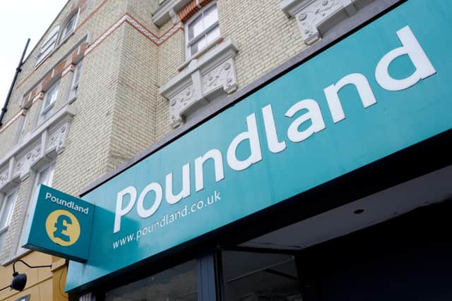 A Poundland store
