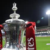 The FA Cup trophy. (Photo by Eddie Keogh/Getty Images)