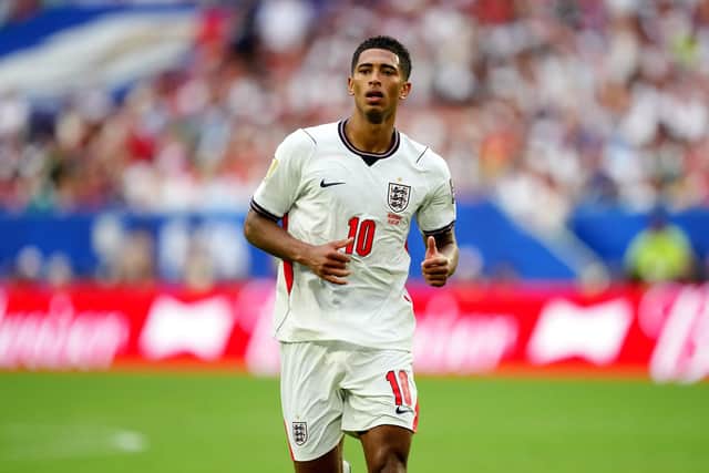 England's Jude Bellingham during the FIFA World Cup 2026 quarter-final match at the Miami Stadium. PIC: Martin Rickett/PA Wire