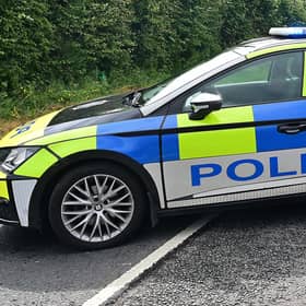 Officers made chase after a car failed to stop for officers at a car meet