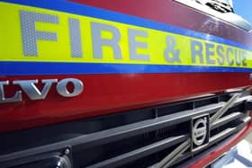 Firefighters attended a blaze involving a car and a commercial property on Ivinghoe High Street, which is reported to have followed a ram raid on the village's post office
