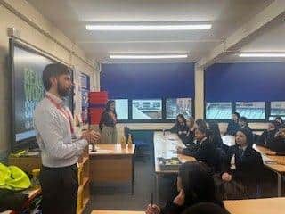 Students find out about apprenticeships and routes for their future