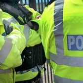 Sam Hampson, of East Grinstead, was arrested after police were called to a domestic disturbance at an address in Guildford
