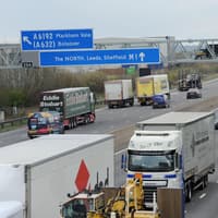 Crash causes lane closures and delays on motorway in Staffordshire