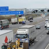 The AA is reporting delays after a crash on the M1