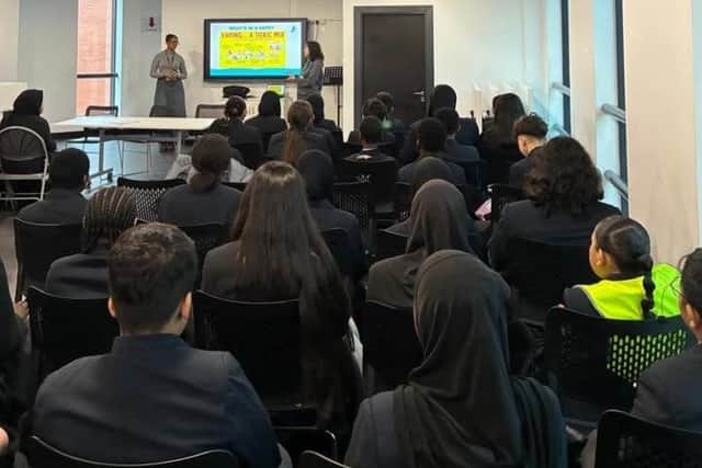 One of the special assemblies at City Academy for Children's Mental Health Week