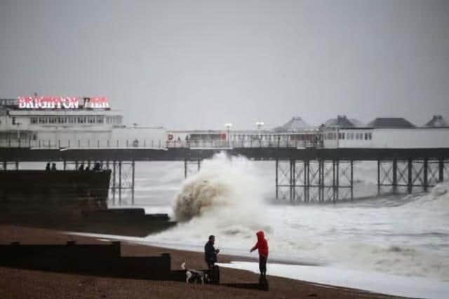 The coast will get the worst of the weather