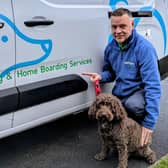 Andy lives locally with his cockapoo, Marley